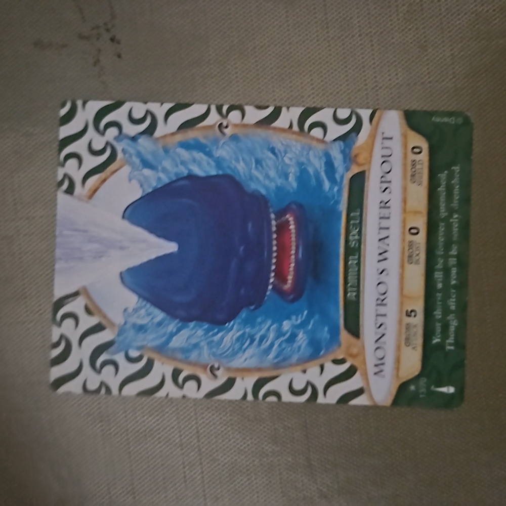 Monstro's Water Spout Sorcerer's of The Magic Kingdom Card